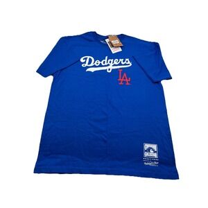 Mitchell & Ness Los Angeles Dodgers Royal Blue MLB T-Shirt Size XL, NWT